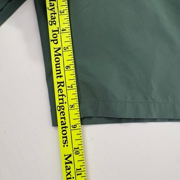 J.Crew Mens 9 Inch Tech Performance Shorts Green Golf Casual Size 32 - Picture 8 of 8